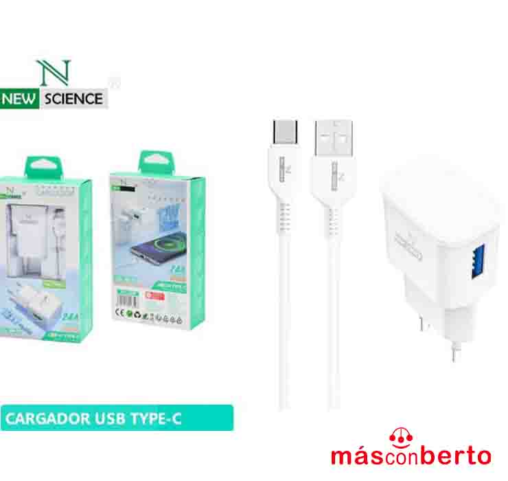 Cargador Tipo C 2.4A/12W...