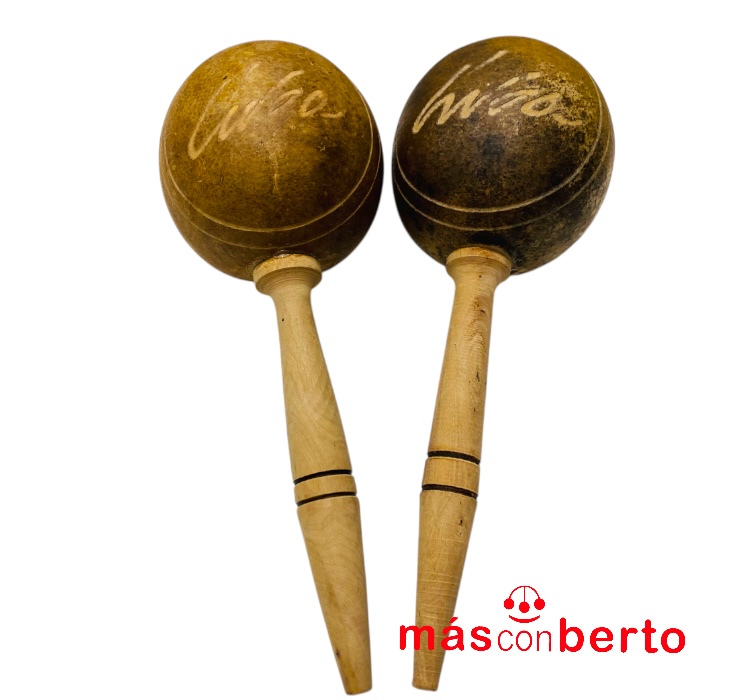 Maracas de madera