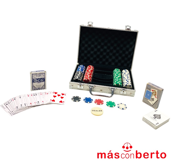 Maletin Poker Aluminio 