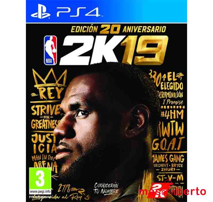 Juego PS4 NBA 2K19 20...