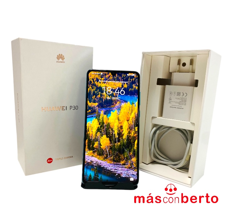 Móvil Huawei P30 128Gb Azul 