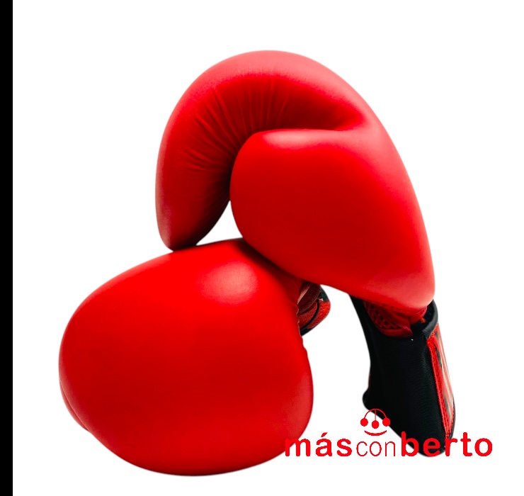 Guantes boxeo Oxelo 8oz Rojo 