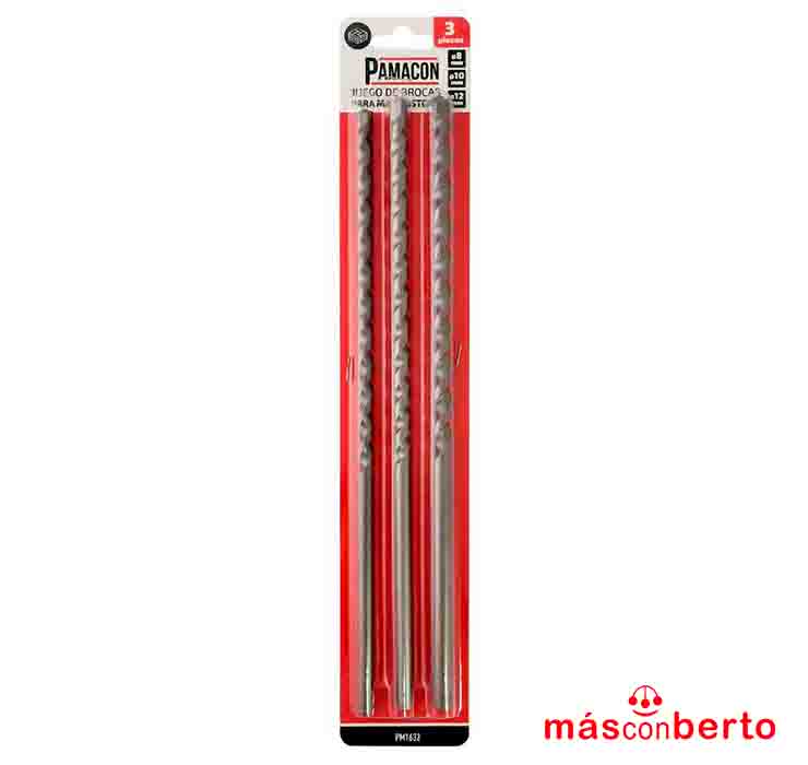 Juego brocas 3pcs...