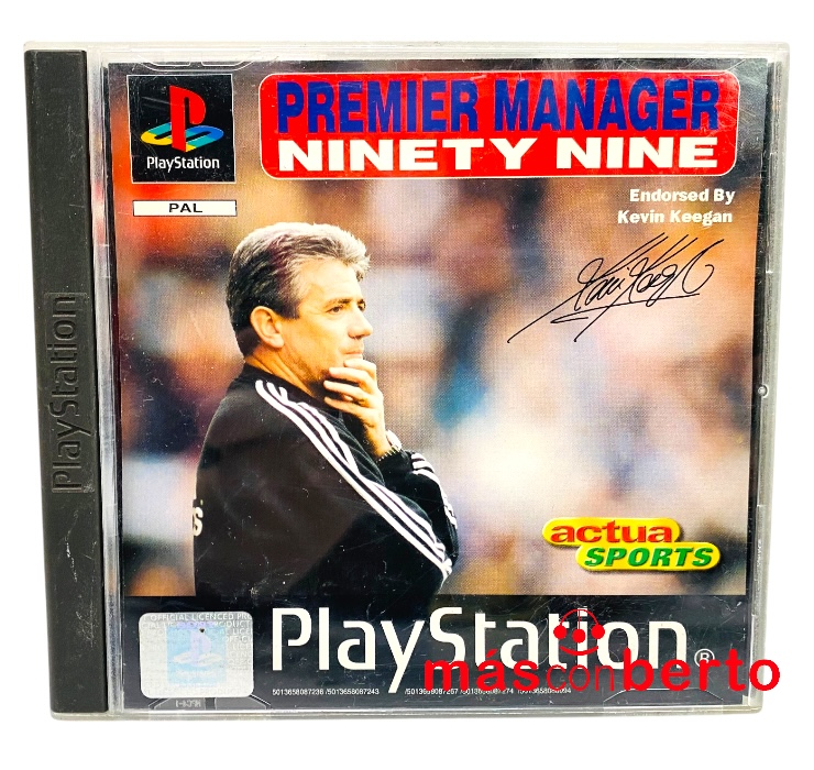 Juego PS1 Premier Manager...