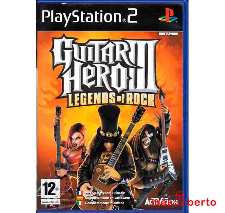 Juego PS2 Guitar Hero III...