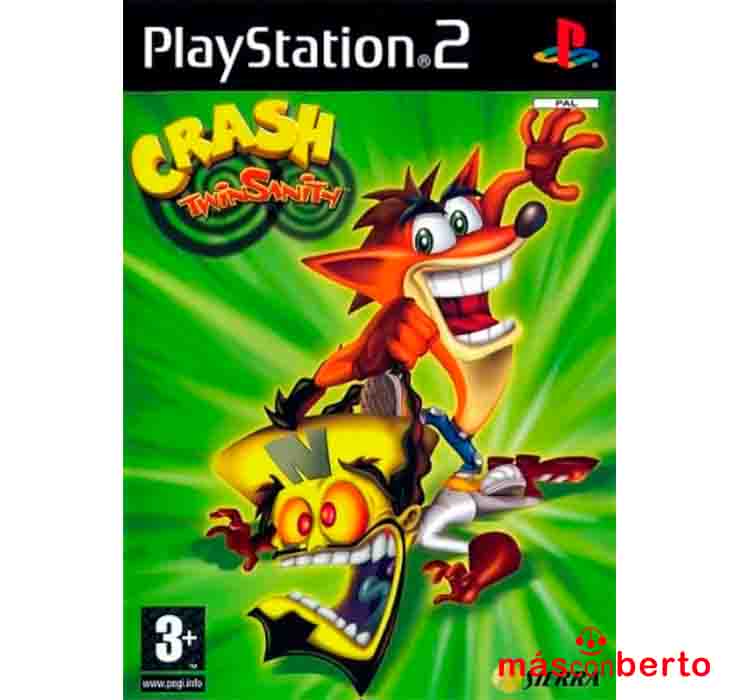 Juego PS2 Crash Twinsnity