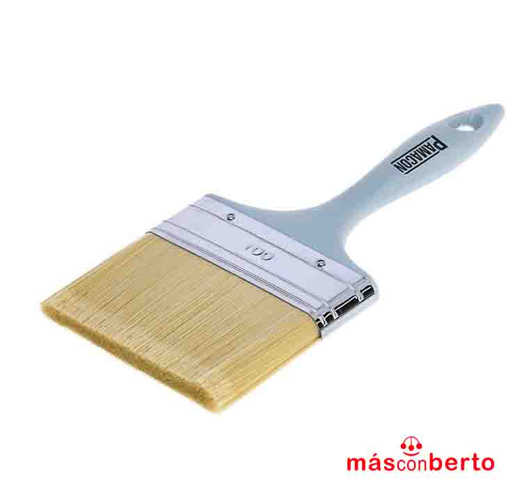Brocha cerda blanca 10CM...