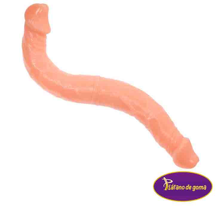 SS312 Dildo doble natural...