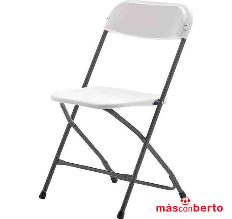 Silla Resina Blanca...
