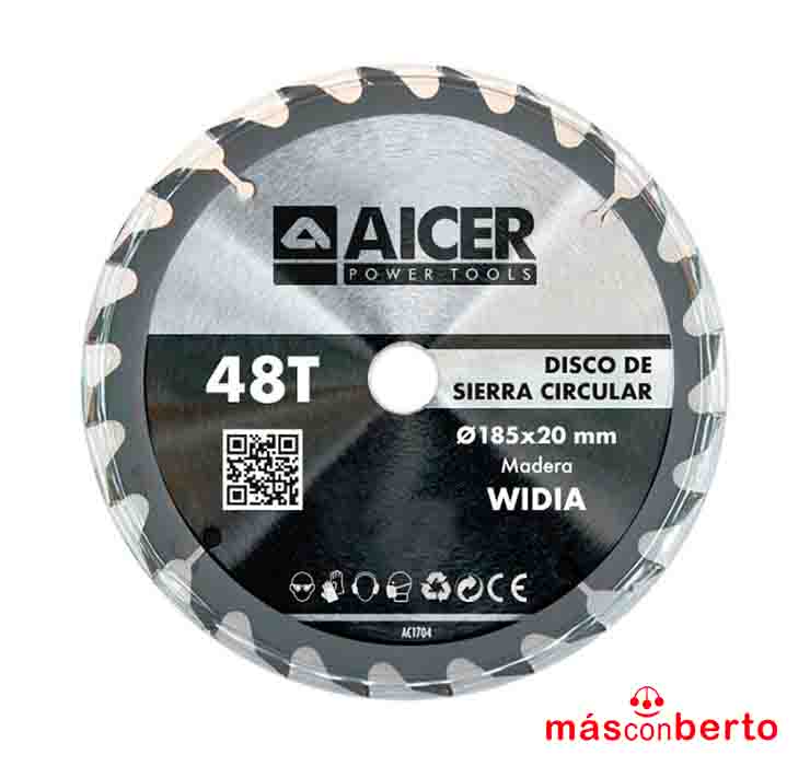 Disco Widia Madera 185x20mm...