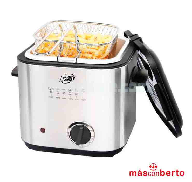 Freidora 1.2L Inox LH1216
