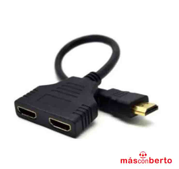 Cable Splitter doble puerto...
