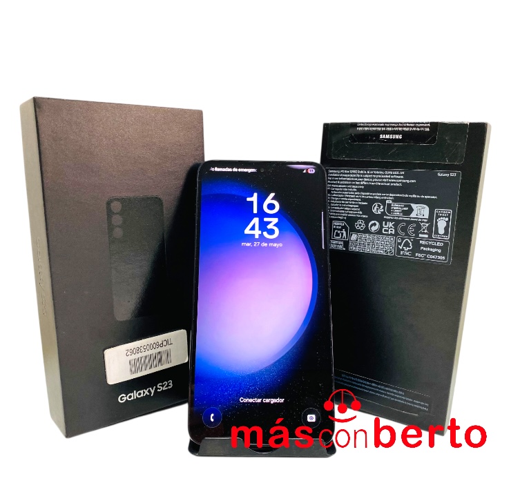 Móvil Samsung S23 256GB Negro