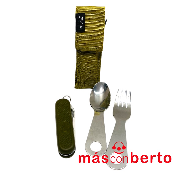 Navaja ET+cubiertos+funda 