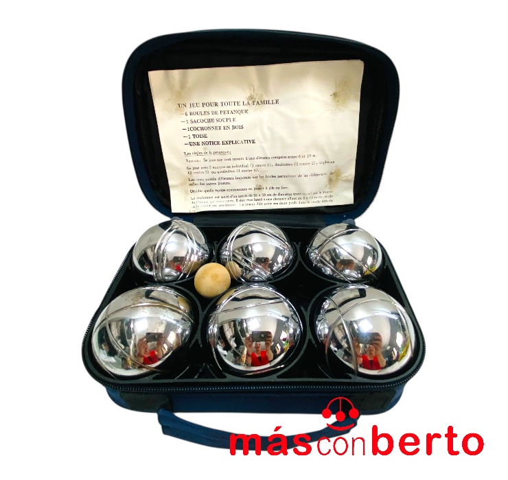 Juego de petanca 6 bolas