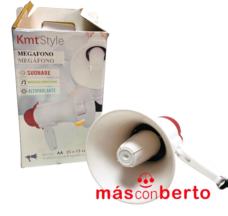 Megáfono Kmt Style 25x15CM