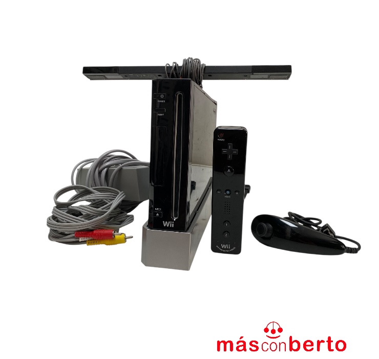 Consola Nintendo Wii Negra