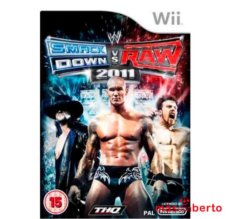 Juego Wii Smack down vs RAW...