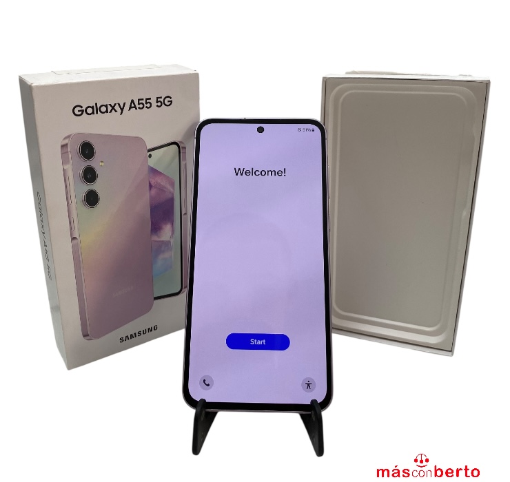 Móvil Samsung A55 5G Lila 