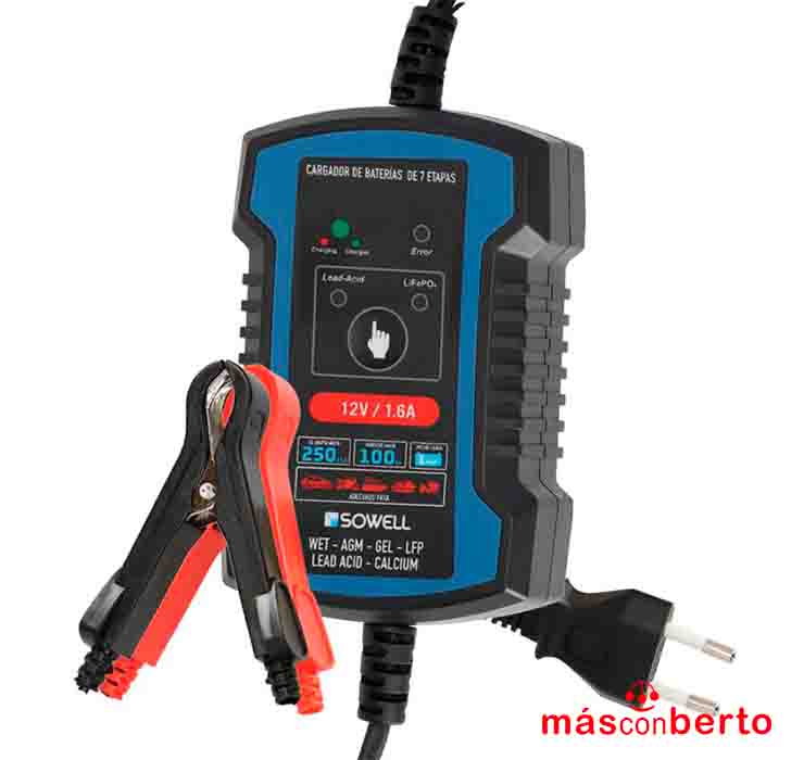 Cargador de batería 12V...
