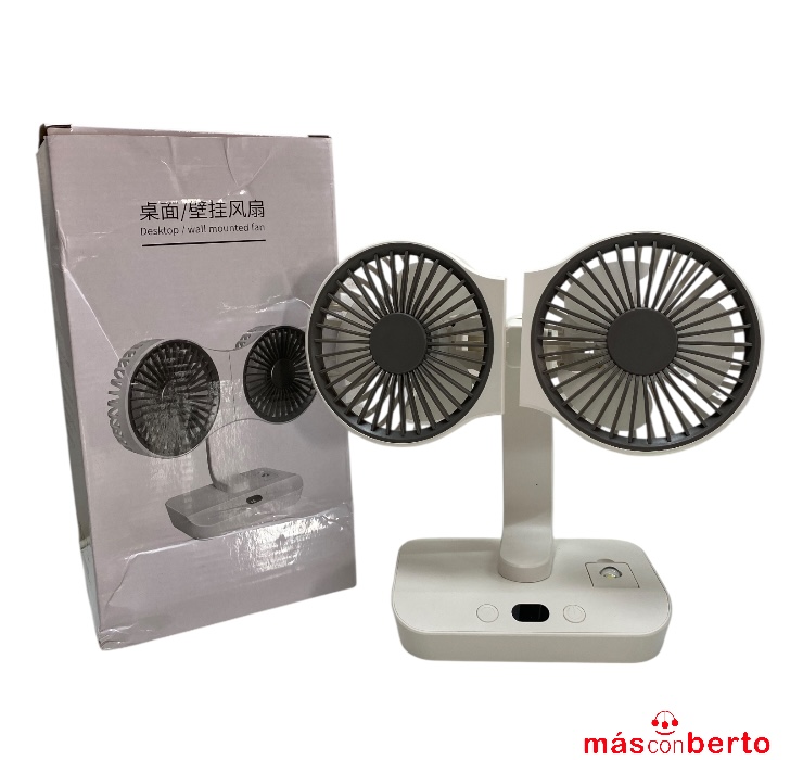 Ventilador doble oscilante...