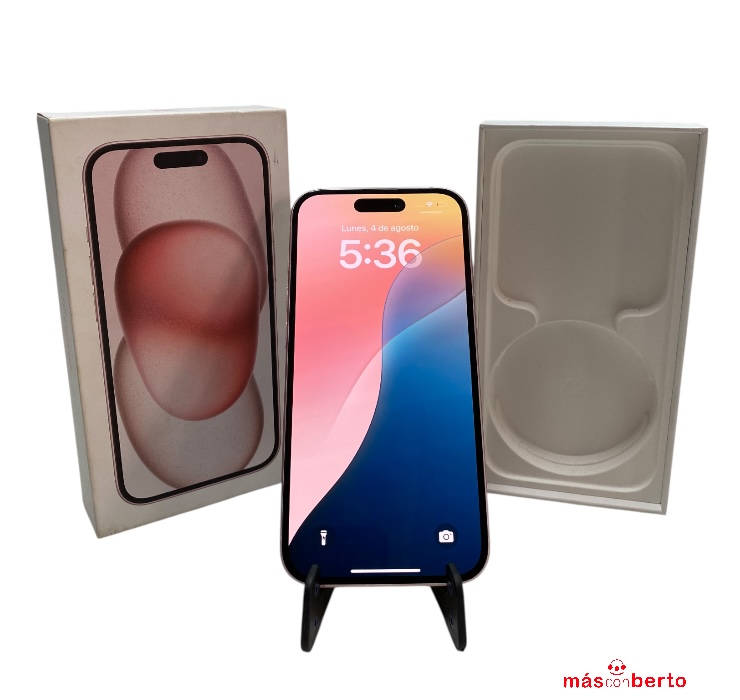 Móvil Iphone 15 128GB Rosa 