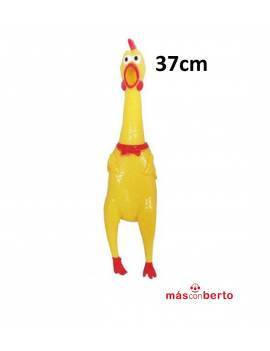 Pollo de Goma chillón 37 cm