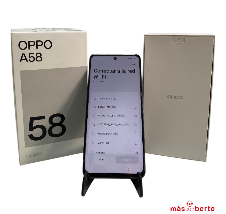Móvil Oppo A58 128Gb Negro 