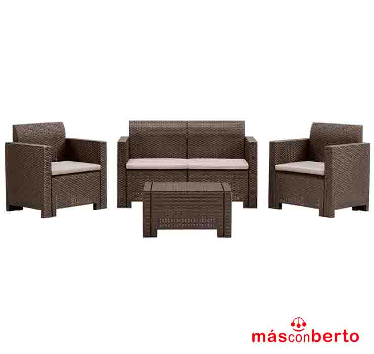 Set Terraza 3 sillones y...