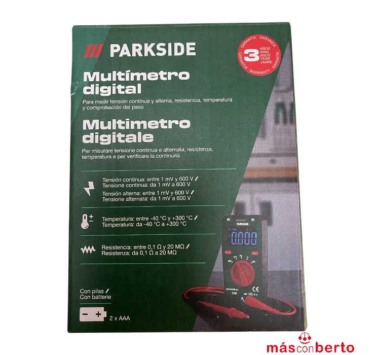 Multímetro Parkside...