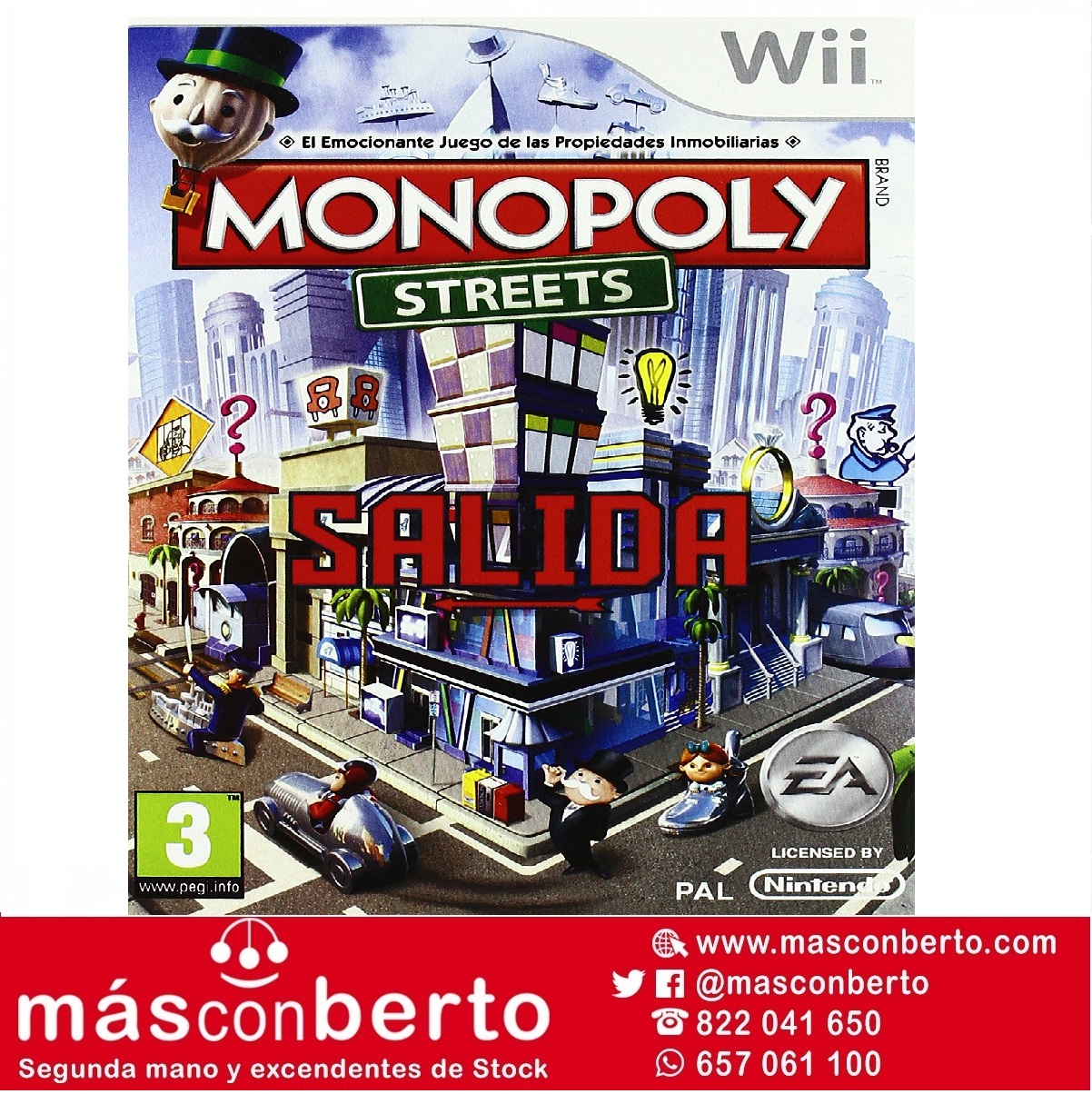 Juego Wii Monopoli Streets