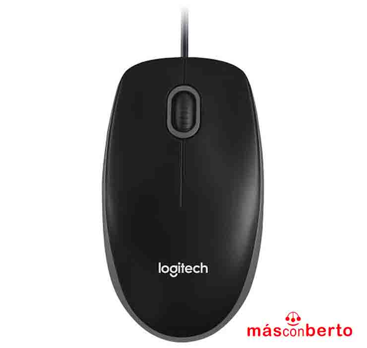 Ratón óptico USB Logitech 