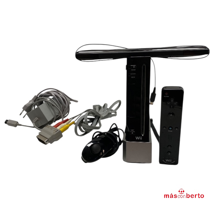 Consola Nintendo Wii Negro 
