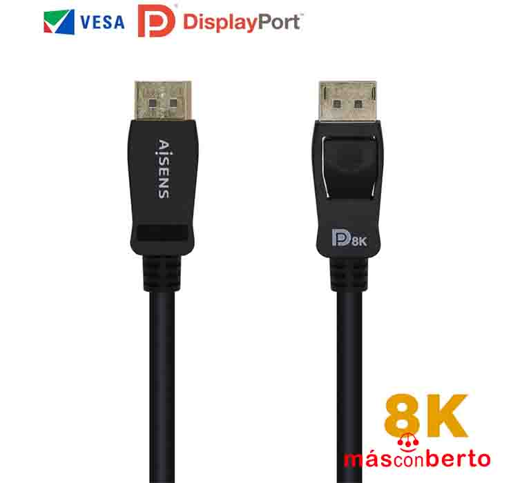 Cable Displayport V1.4 8K...