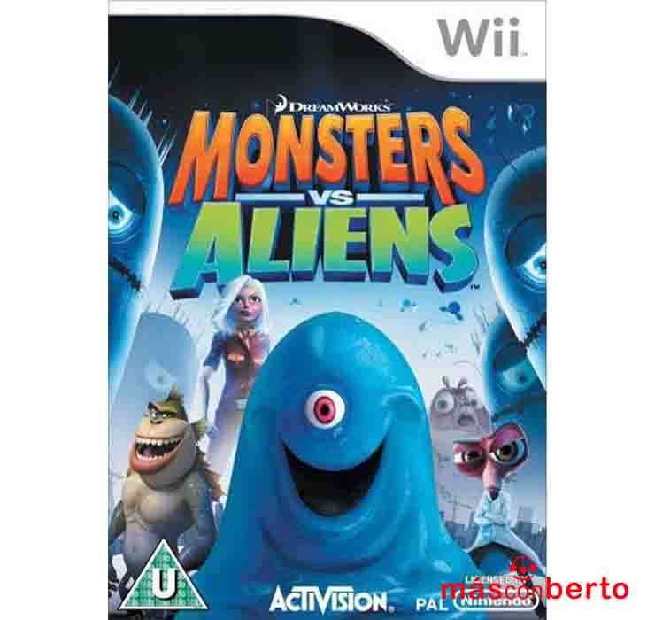 Juego Wii Monstruos contra...