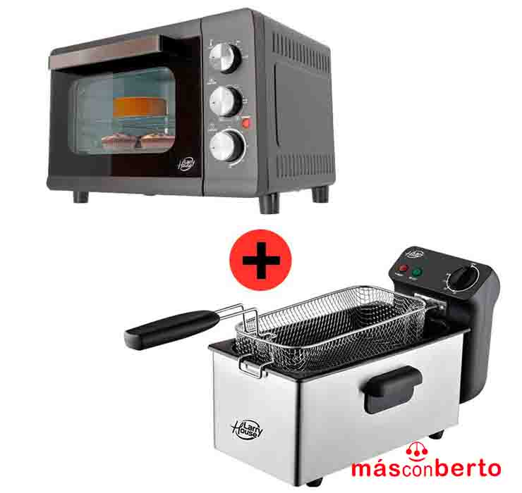 Freidora 3L + Horno 23L...