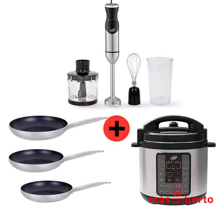 Pack Olla 6L + Batidora +...