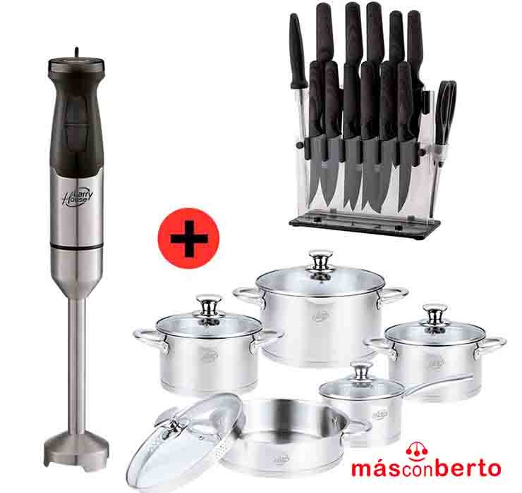 Bateria Cocina + Cuchillos...