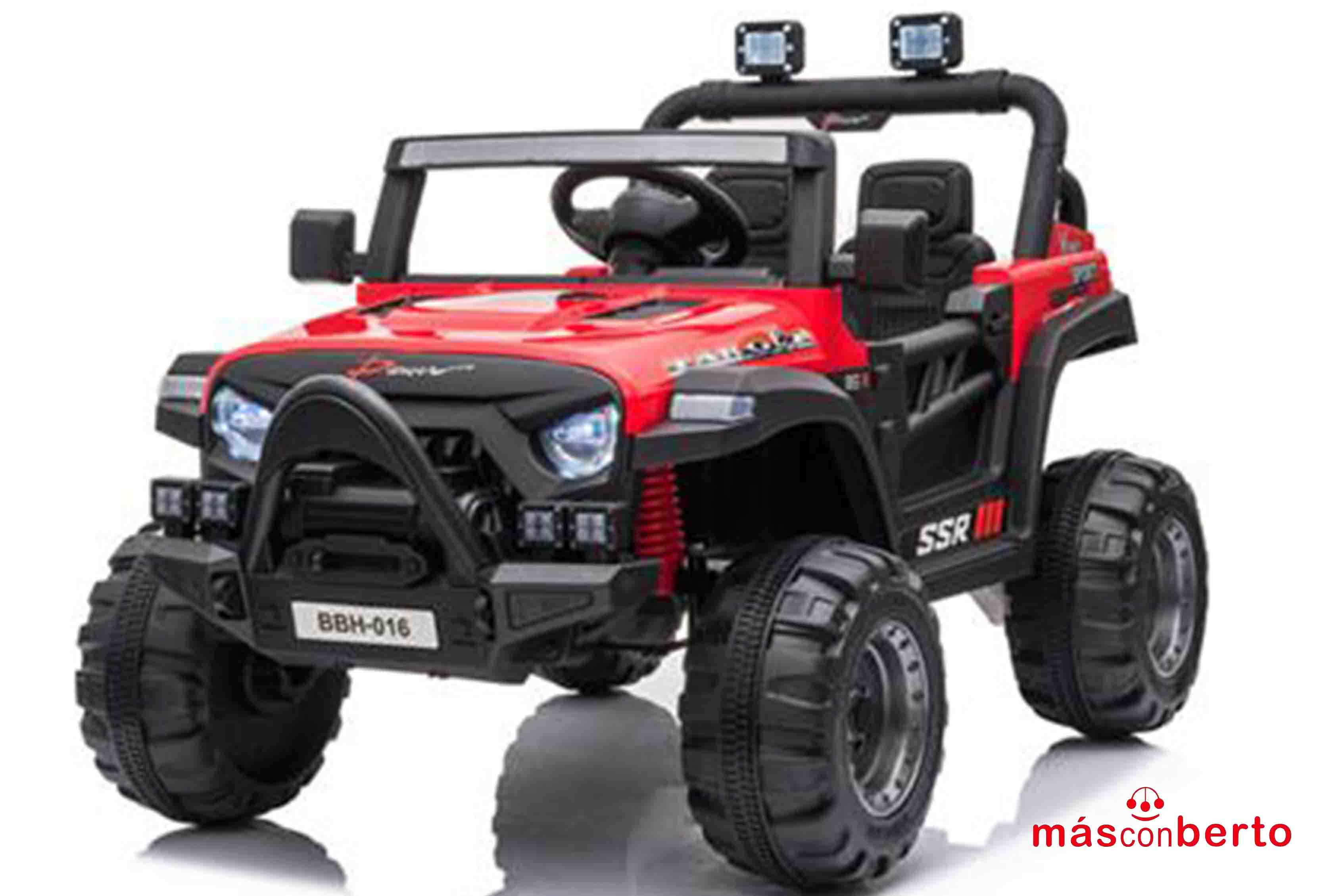 Coche bateria 4x4 Rojo 62518
