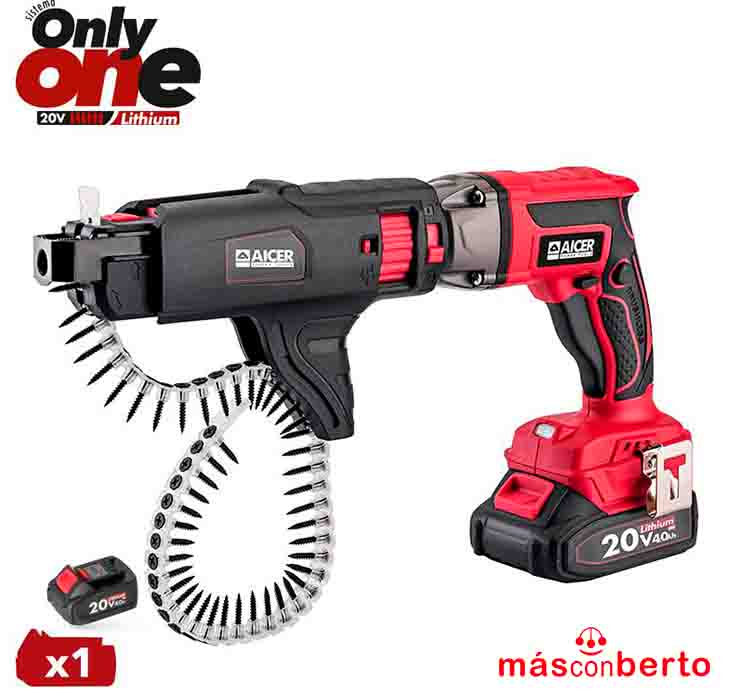 Atornillador 20V (1X 4AH)...