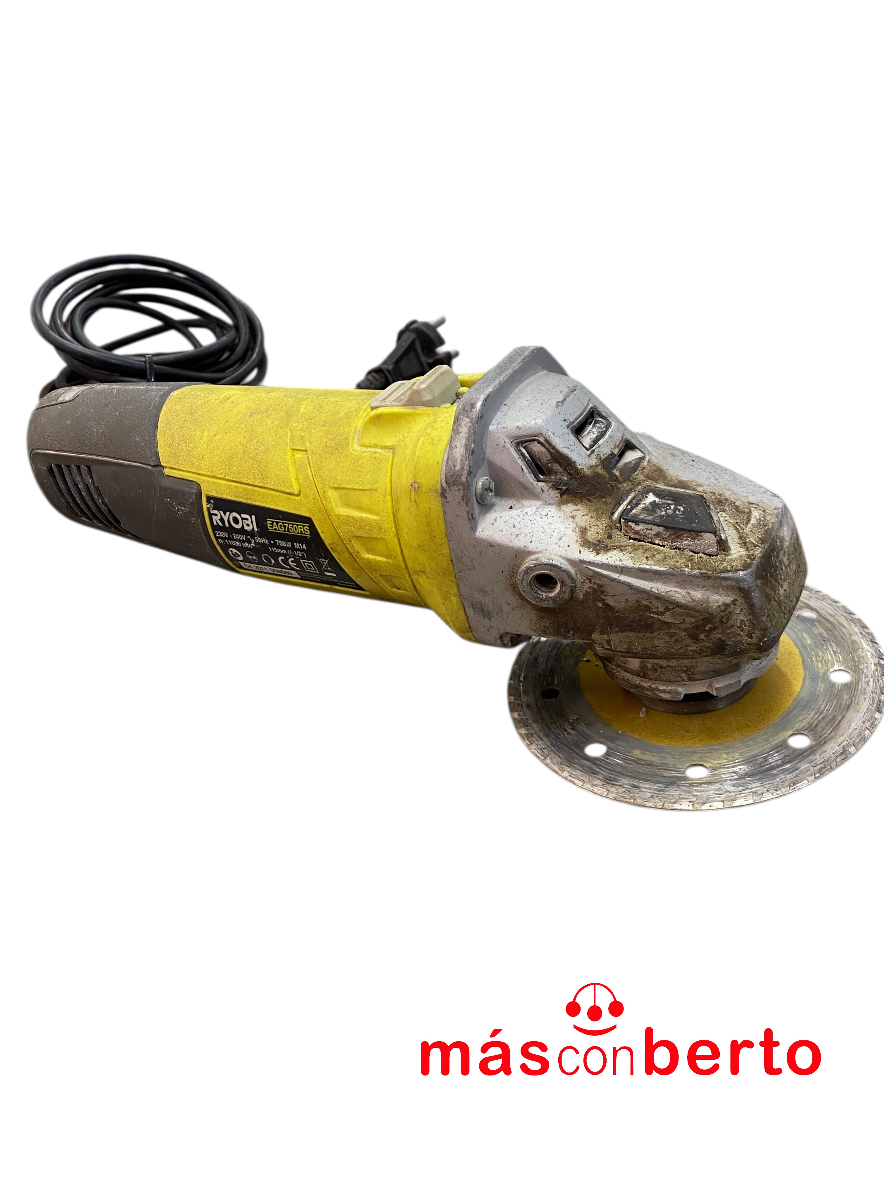 Amoladora Ryobi EAG750RS 750W