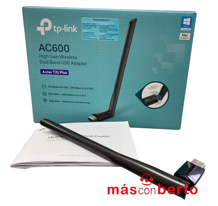 Adaptador Wifi USB TP-Link...