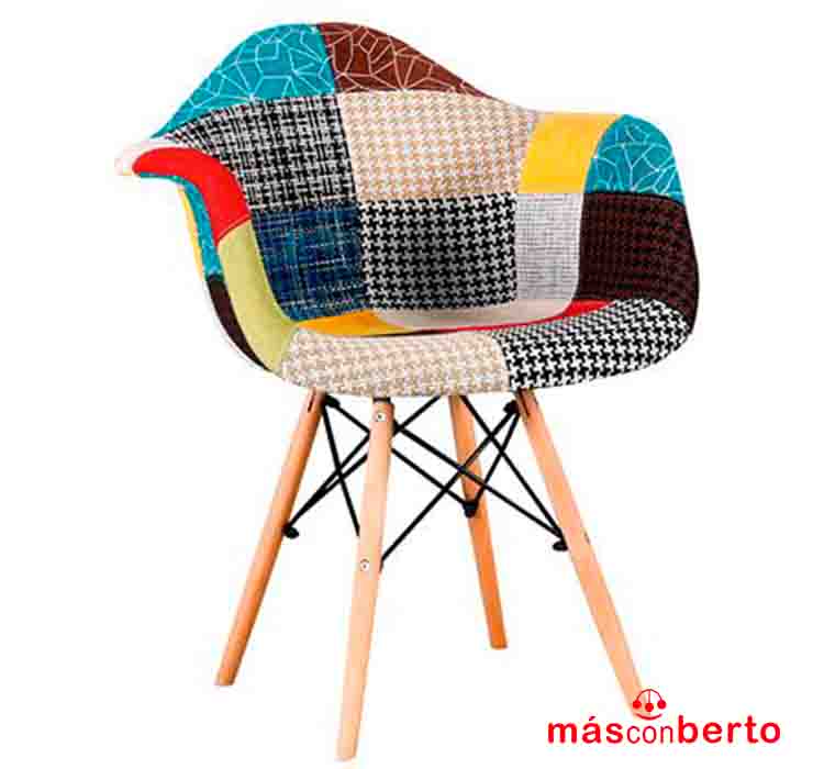 Silla Estilo Daw 60x61x78CM...