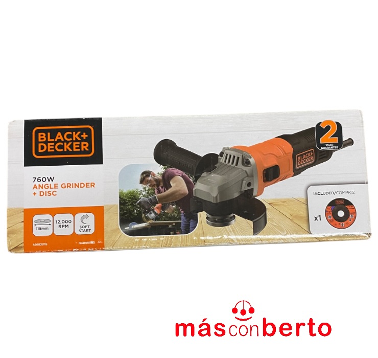 Amoladora Black+Decker...