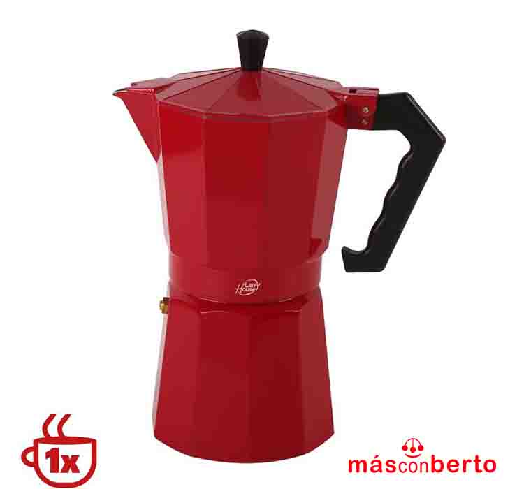 Cafetera aluminio 1 taza...