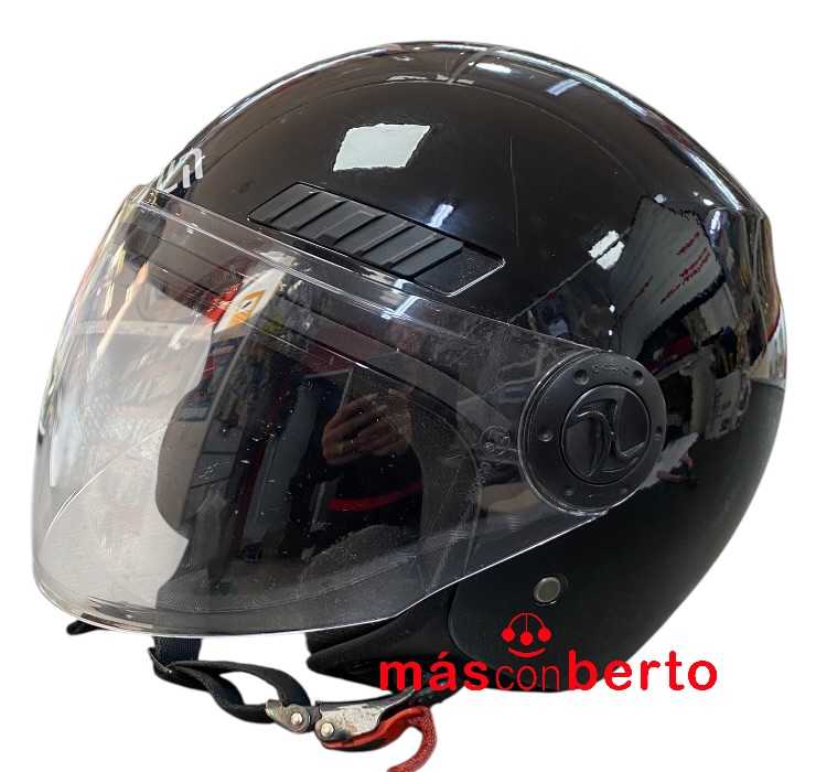 Casco Shiro T-L 58-59 Negro 