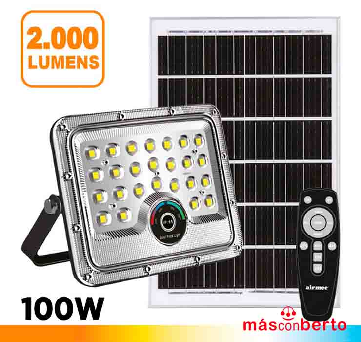 Foco Led Curvo Solar Nova...