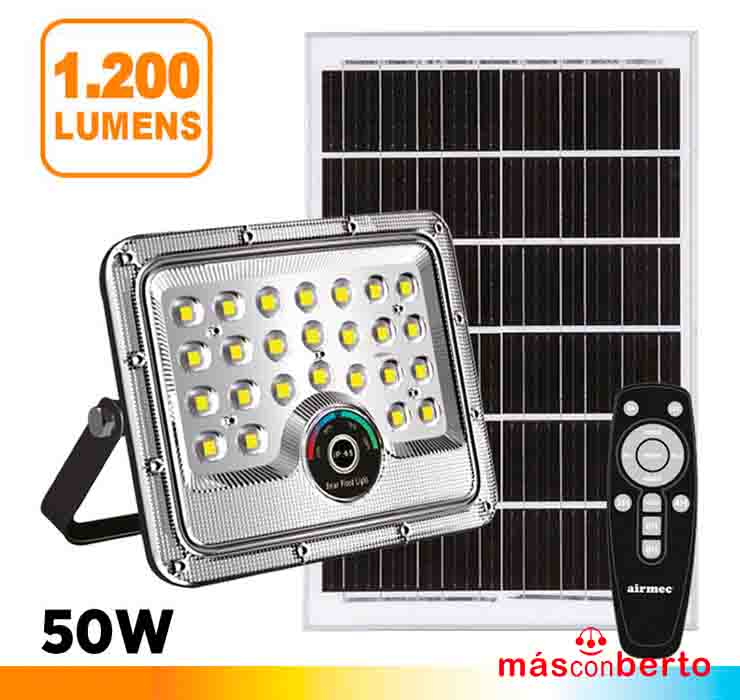 Foco Led Curvo Solar Nova...