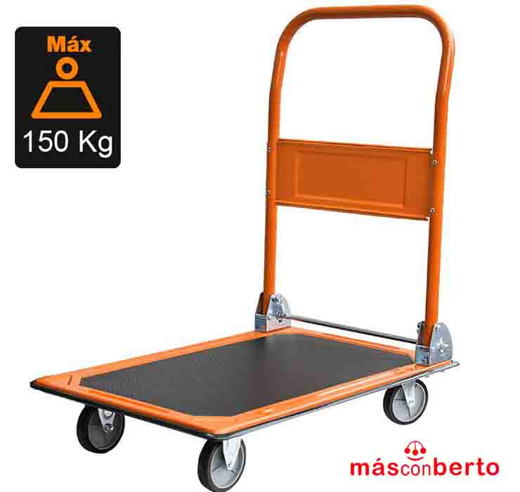 Carro Plataforma Con Ruedas...