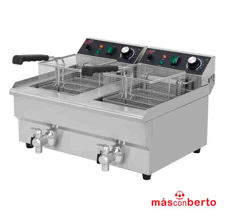 Freidora Industrial 10+10L...